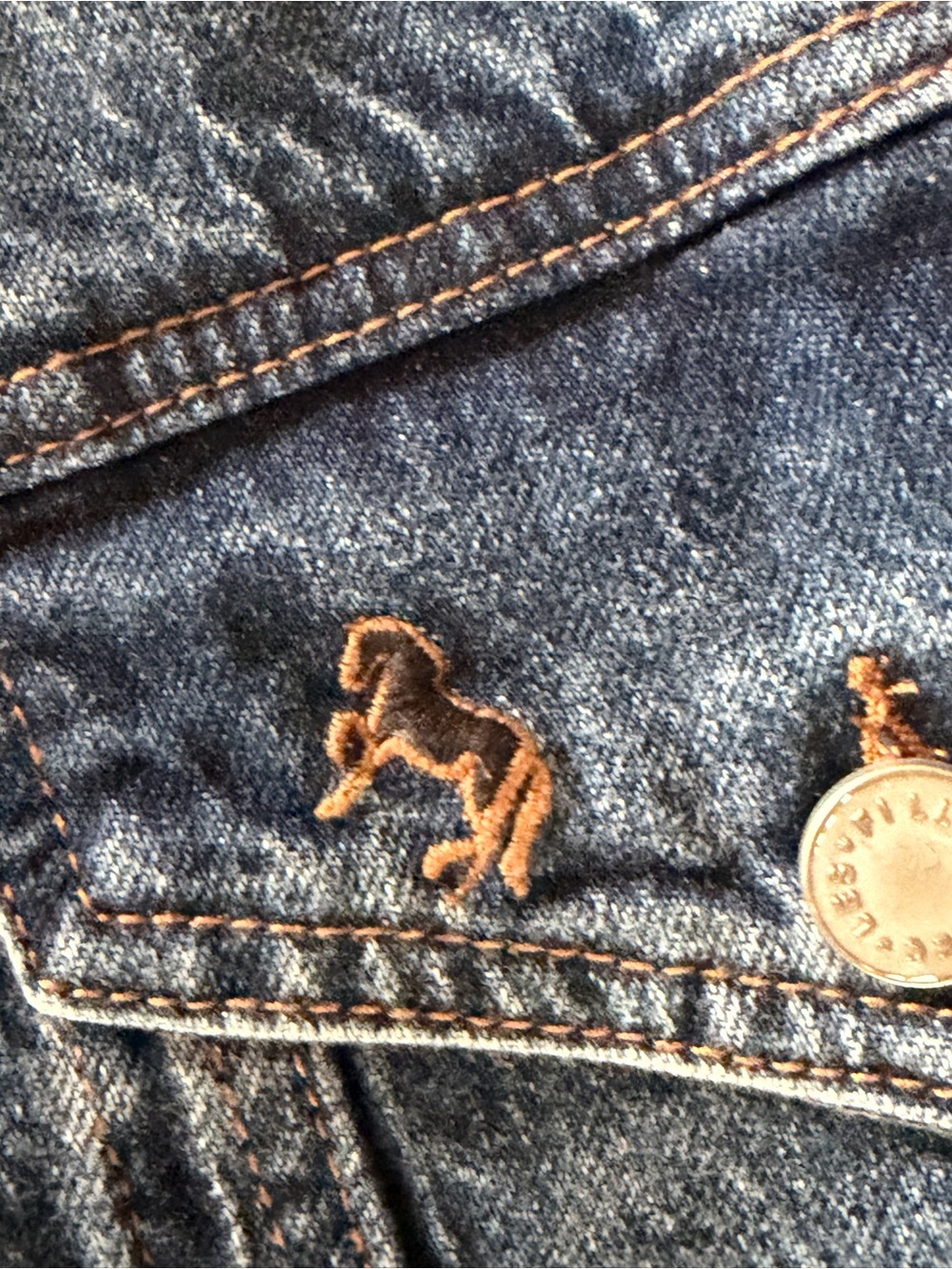 Avec Les Filles Prancing Ponies Trucker Jacket - Picture 6 of 9